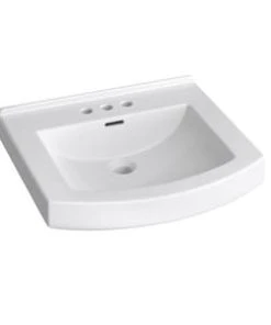 Brand new 😍 PROFLO® Otter Creek 20 x 19 in. Rectangular Vitreous China Pedestal Bathroom Sink, 4 in. Centerset in White ✔️