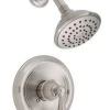 Outlet ⭐ PROFLO® Bothwell Single Handle Shower Faucet in Brushed Nickel (Trim Only) ❤️