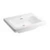 Brand new 🔔 PROFLO® Holyoke 24-1/2 x 20-1/2 in. Rectangular Fireclay Pedestal Bathroom Sink, Single Hole in White ❤️