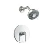 Discount ✔️ PROFLO® Single Handle Multi Shower Faucet in Polished Chrome Trim Only 🛒