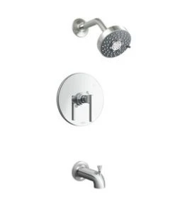 Best deal ⭐ PROFLO® Pixley Single Handle Bathtub & Shower Faucet in Polished Chrome Trim Only 🧨