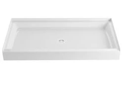 Deals 🛒 PROFLO® Morenci 60 x 34 in. Rectangle Shower Base in White ⭐