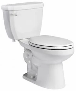 Best reviews of 🧨 PROFLO® Calhoun 1.28 gpf Elongated Two Piece Toilet in White (17 in. Bowl Height) ⭐